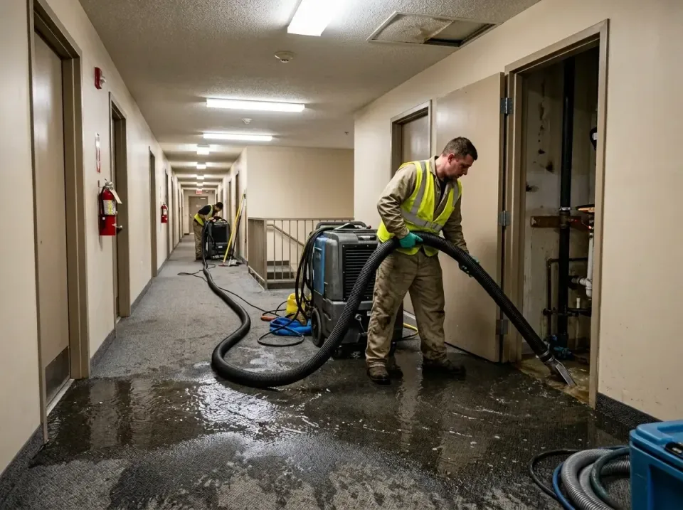 multi-unit-apartment-hallway-f-005 — frequently asked questions, Emergency Burst Pipe Water Extraction & Removal in Front Ro…